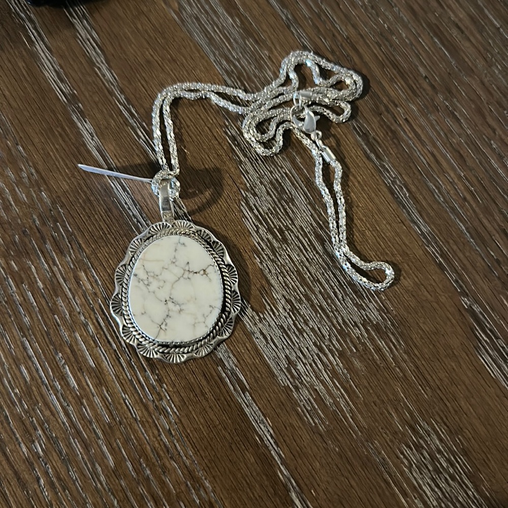 White Buffalo pendant